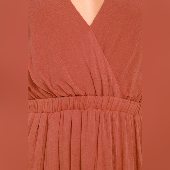 Lost in Paradise Rusty Rose Maxi Dress - Picture 8 of 10